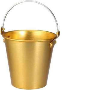Golden Color Ice keep <b>Bucket</b> For Kitchen Table Top Decorative Ice Storage <b>Bucket</b> Soft <b>Drink</b> Bottle Chilled Ice <b>Bucket</b> Or Hanger - Product Image 1