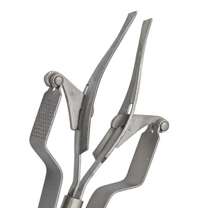 Outils d'instruments de beauté à pointe inclinée en acier inoxydable rétractable Outils de salon professionnels de haute qualité Pince à sourcils automatique - Product Image 5