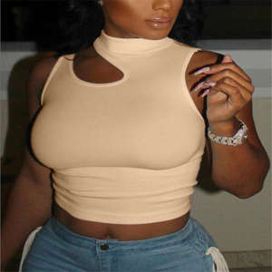 Top de Mujer con Cuello Cuadrado, Tendencia 2026 – Top Casual de Verano Ajustado de Punto Acanalado - Product Image 6