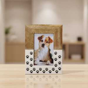 Cadre photo de luxe exclusif en résine avec incrustation d'os, support photo mosaïque fait main de qualité supérieure avec taille personnalisée pour décoration moderne et souvenirs - Product Image 6