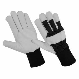 Guantes de Trabajo Resistentes de Cuero de Cabra, Protección Personal, Resistentes al Calor y a las Chispas, Duraderos, Protección para las Manos - Product Image 6