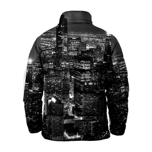 <b>Plus</b> <b>Size</b> Hooded Winter Puffer <b>Jacket</b> Windproof Breathable Sublimation Printed Zip-Up Custom Logo Wholesale Low MOQ - Product Image 6