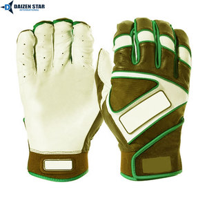 DAIZEN STAR INTERNATIONAL Baseball Batting Gloves <b>Synthetic</b> <b>Leather</b> <b>Leather</b> Lightweight High Quality Comfortable Hook Loop - Product Image 4