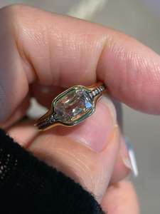 Anillo de Plata de Ley 925 al por Mayor, Chapado en Oro Blanco, con Diamante Moissanita de 1ct y 6.5mm, Anillo Trenzado para Mujer, Joyería de Boda - Product Image 4