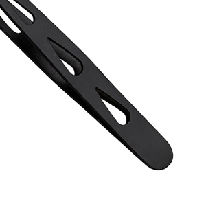 Pince à épiler professionnelle en acier inoxydable à pointe inclinée avec logo personnalisé, durable pour un façonnage précis des sourcils et l'épilation OEM ODM - Product Image 4