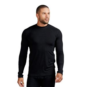 Eco Friendly Merino <b>Wool</b> V Neck Short Sleeve Anti Odor Summer Dailywear Premium T Shirt - Product Image 3