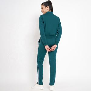 Econex Sports 2025 Custom Logo Casual Jogging Suit Distressed Cropped Hoodie and <b>Lounge</b> women tracksuit 2 <b>two</b> <b>piece</b> <b>set</b> Women - Product Image 2