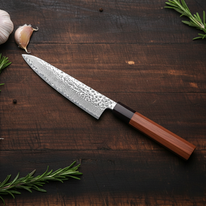 Juego de Cuchillos de Chef de Acero al Carbono Forjado a Mano con Mangos de Pakkawood, Diseño Industrial Japonés de Lujo, Cuchillos de Cocina Ecológicos - Product Image 4
