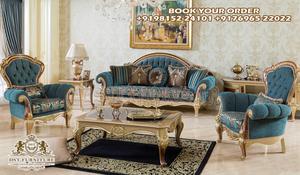 Juego de Sofás de Lujo Estilo Barroco para Sala de Estar, en Madera Tallada en Negro y Dorado, Estilo Italiano Contemporáneo, Fabricado en EE. UU. - Product Image 6