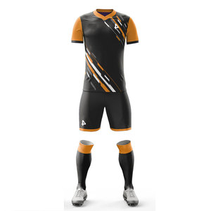 100% Polyester Lightweight Football Uniform Team Player Club Sportswear Knitted Soccer Uniform Sets Training Wear All Seasons - Product Image 6