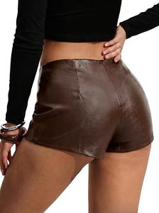 Factory Direct Custom Women Latex Leather Bodysuit and Mini Skirt <b>Set</b> Tight Fit PU Leather Clubwear Nightwear Party Outfit - Product Image 4