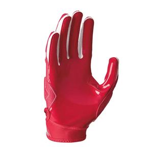 Custom Printed American Football Gloves OEM Services High Quality Hot Sale Leather Material Non <b>Slip</b> Receiver Football Gloves - Product Image 3