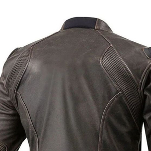 Blouson en cuir de motard respirant haut de gamme pour homme, en cuir de vachette durable, vêtements de moto modernes et tendance, personnalisation OEM - Product Image 4