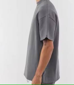 Camisetas de Manga Corta al por Mayor, Tejidas, 100% Algodón, Cuello Redondo, Corte Ajustado, Casuales, Sólidas, Transpirables, Corte Regular - Product Image 4