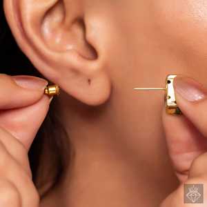 Ensemble de bijoux fins émeraude simple ligne PRAO avec boucles d'oreilles Ensemble collier et boucles d'oreilles élégant et luxueux - Product Image 2