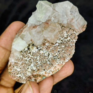 Apofilita Roja Natural y Hermosa con Lote de Minerales de Stilbita, Colección de Especímenes de Cristal Premium, Decoración, Regalo Curativo - Product Image 1