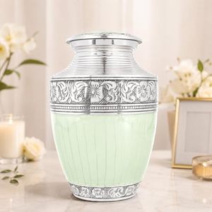 Urne funéraire pour adultes, respectueuse de la mémoire, avec finition lisse, pour la conservation des cendres, les hommages funéraires et l'honneur familiale - Product Image 3