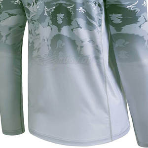 T-shirts de pêche personnalisés en gros, marque privée, fabricant OEM, fournisseur, production en vrac, tissu anti-UV haute performance, vêtements de sport - Product Image 5
