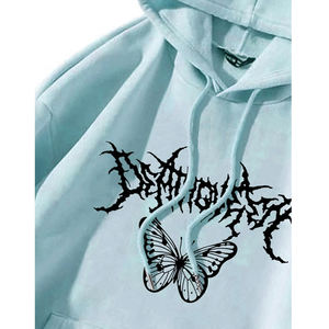 Hoodies basiques en coton mélangé pour hommes, impression en relief, prix de gros, les plus vendus - Product Image 6