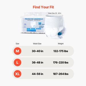 Pannolini Assorbenti Usa e Getta per Incontinenza Adulti, Mutande Protettive Stampate per Uomini e Donne LEA - Product Image 5