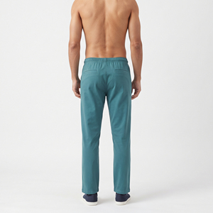 OEM Custom <b>Summer</b> Baggy Pant Men's Casual 100% Cotton Polyester Mid Drawstring Waist Straight Oersize Sleepover <b>Trouser</b> Men - Product Image 2