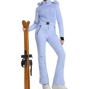 Traje de Esquí de Una Pieza para Mujer, Impermeable, Aislado, Traje de Snowboard de Invierno, Ajustado, Mono de Nieve, Chaqueta de Esquí Térmica - Product Image 2