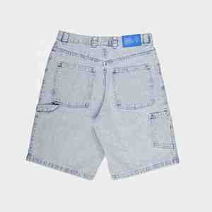 Shorts Bermuda en jean décontractés pour hommes, style streetwear, avec cordon de serrage, broderie, tissu respirant à séchage rapide, pour l'été et la plage, avec poches - Product Image 4