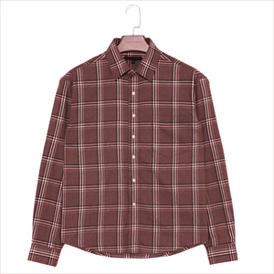 Chemises en flanelle à manches longues à carreaux pour hommes, de haute qualité, avec logo personnalisé, prix de gros, chemises en flanelle tendance - Product Image 5