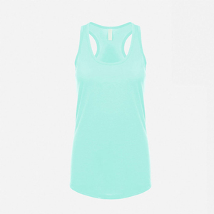 Camisetas sin mangas personalizadas para mujer, de color sólido, con cuello, para fitness y gimnasio. - Product Image 1