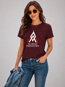 เสื้อยืดลำลองสำหรับผู้หญิง ผลิตจากผ้าคุณภาพพรีเมียม เหมาะสำหรับทำงาน ท่องเที่ยว เล่นกีฬา และกิจกรรมประจำวัน คุณภาพพรีเมียมสำหรับผู้หญิง - Product Image 1