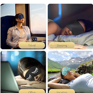 ผ้าปิดตาแบบพกพา น้ำหนักเบา สำหรับการนอนหลับลึก ผ้าปิดตาไหมสำหรับผู้หญิง 2026 ผ้าไหมสำหรับผู้หญิงที่สวมใส่สบาย - Product Image 6