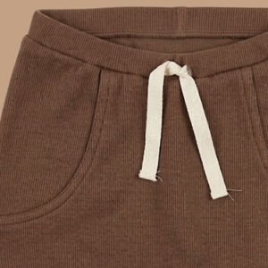 Shorts à cordon en coton biologique Cot & Candy pour bébés - Product Image 3
