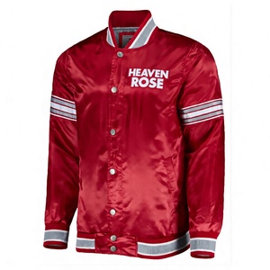 Custom Mens Polyester Varsity <b>Jacket</b> Winter Windproof <b>Waterproof</b> Lightweight Casual OEM Zipper Bomber <b>Jacket</b> - Product Image 4