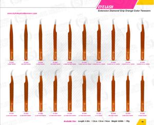 Professional 1 Piece <b>Box</b> Packing for Eyelash Extension Tweezers <b>Strong</b> Hold Slim Lash Tweezers Customized Logo - Product Image 6