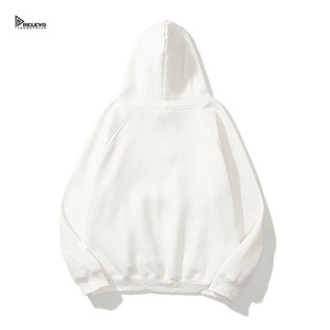 เสื้อฮู้ดดี้ปักลายแบบกำหนดเองสำหรับผู้ชาย ผ้าฝ้าย 100% หนัก 400gsm ทรงพอดีตัว ผ้าฟลีซนุ่ม สวมใส่สบาย สไตล์สตรีทแวร์ สำหรับฤดูใบไม้ผลิ - Product Image 4