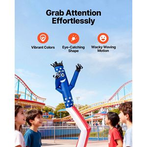 Inflable Publicitario de 20 Pies de Altura, Tubo Inflable Danzante con Movimiento Ondulante, con Soplador Impermeable IPX3 de 1 HP - Product Image 4