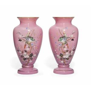 Vase en métal émaillé européen de luxe, peint à la main, motif floral, grand pot à fleurs, centre de table décoratif pour mariage, maison, hôtel - Product Image 6