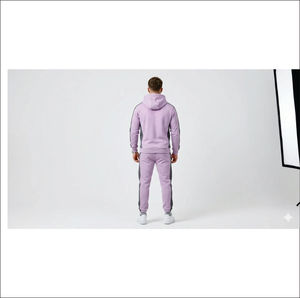 Ensemble de survêtement slim fit pour homme, design de haute qualité, personnalisation de votre logo, prix bas, survêtements pour homme tendance, service OEM - Product Image 2
