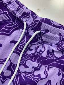 กางเกงขาสั้นผ้าแคนวาสสำหรับออกกำลังกายผู้ชายสไตล์สตรีท ผลิตในปากีสถาน พิมพ์ลายแบบซับลิเมชั่น ระบายอากาศได้ดี ผลิตจากโพลีเอสเตอร์ 100% - Product Image 6