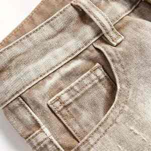 กางเกงยีนส์ขาสั้นแฟชั่นฤดูร้อนแบบใหม่ ดีไซน์กระดุม ผ้าฝ้ายใส่สบาย เหมาะสำหรับใส่ลำลอง - Product Image 3