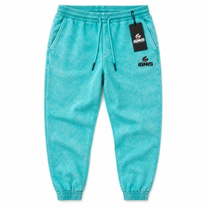 Pantalon de jogging en molleton épais délavé à l'acide, style vintage, confortable, décontracté, pour l'entraînement, la détente et le quotidien - Product Image 6