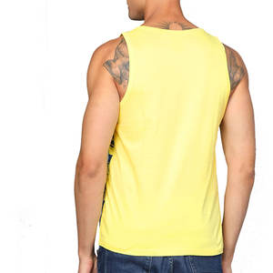 Débardeur de fitness pour hommes en gros, tricoté uni, avec impression par sublimation intégrale, effet délavé, logo personnalisé, grandes tailles, décontracté, service OEM - Product Image 5