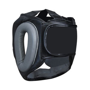 Crea tu propio protector de cabeza de boxeo personalizado, ecológico, hecho en Pakistán, de cuero PU, a precio mayorista y económico. - Product Image 2