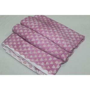 Tela de Algodón Estampada a Mano de Primera Calidad, Ligera, con Diseño Floral, para Confección de Vestidos para Niñas y Niños - Product Image 1