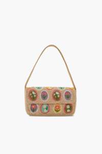 Indian Handmade Multicolor Beaded <b>Handbag</b> Shoulder Bag Women Designer Fashion Evening Party Purse - Product Image 3