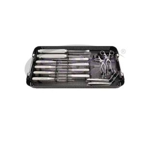 Orthopedic Spinal Lumbar Surgery Stainless Steel Manual Instrument Set with Sterilization Case By <b>Blush</b> Surgical - Product Image 4