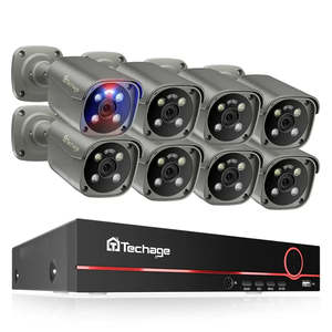 For Techage 4K POE <b>Security</b> Camera System Wholesale with Vehicle and Human Detection Capabilities - Product Image 1