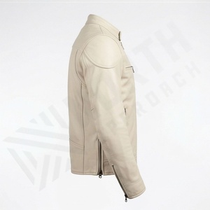Veste de moto en cuir PU respirant pour homme de qualité supérieure, nouvelle arrivée, hiver, protections amovibles, personnalisable - Product Image 3
