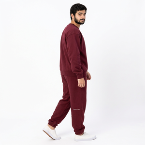 Ensembles de sweat-shirts à col rond et de joggings personnalisés avec des détails brodés pour les labels de streetwear - Product Image 1