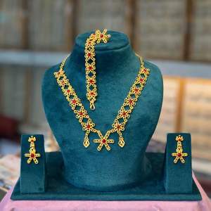 Collar de amante hecho a mano enigmático de la joyería de Dubai de Oro africano inspirado en el Valle DE LOS Reyes - Product Image 5